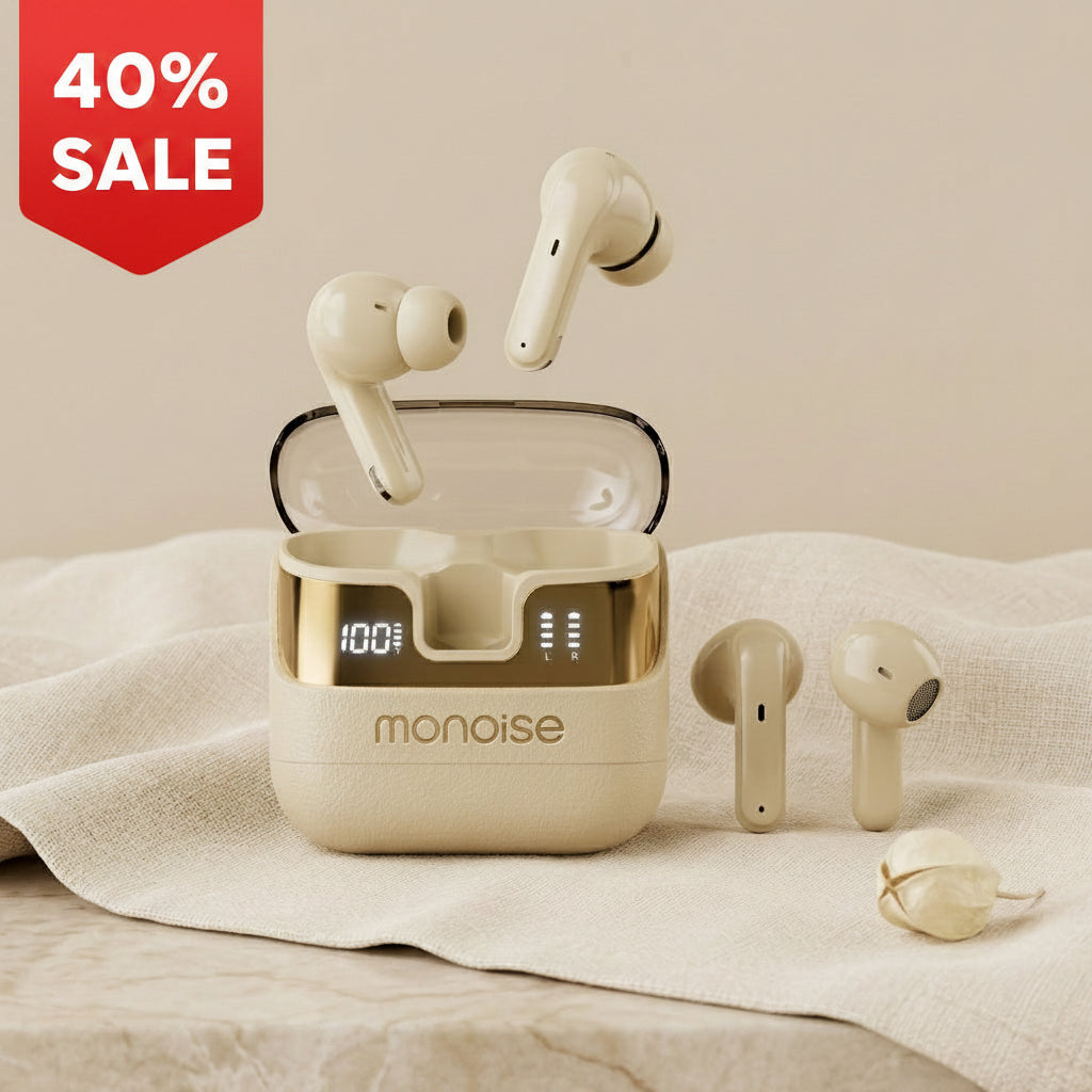 MONOISE PM10 Smart Touch Screen Wireless Earbuds