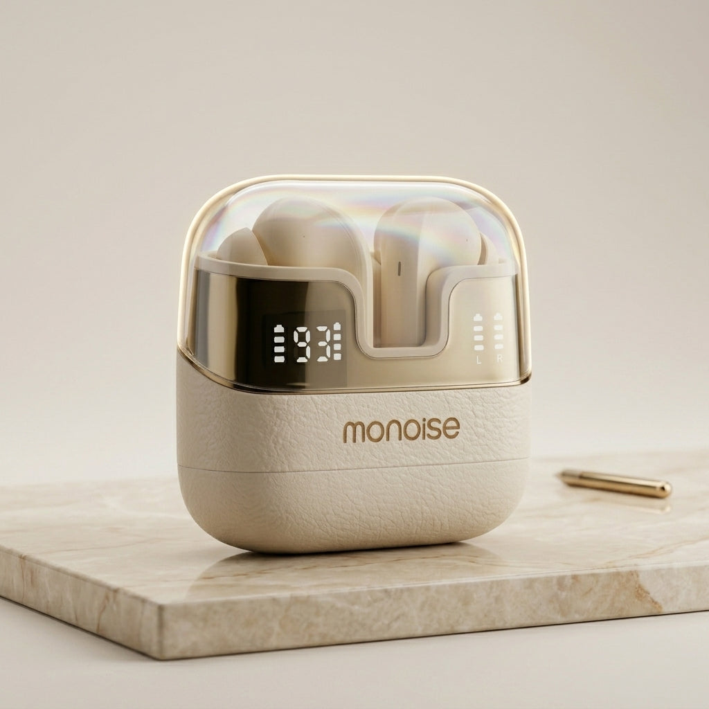 MONOISE PM10 Smart Touch Screen Wireless Earbuds
