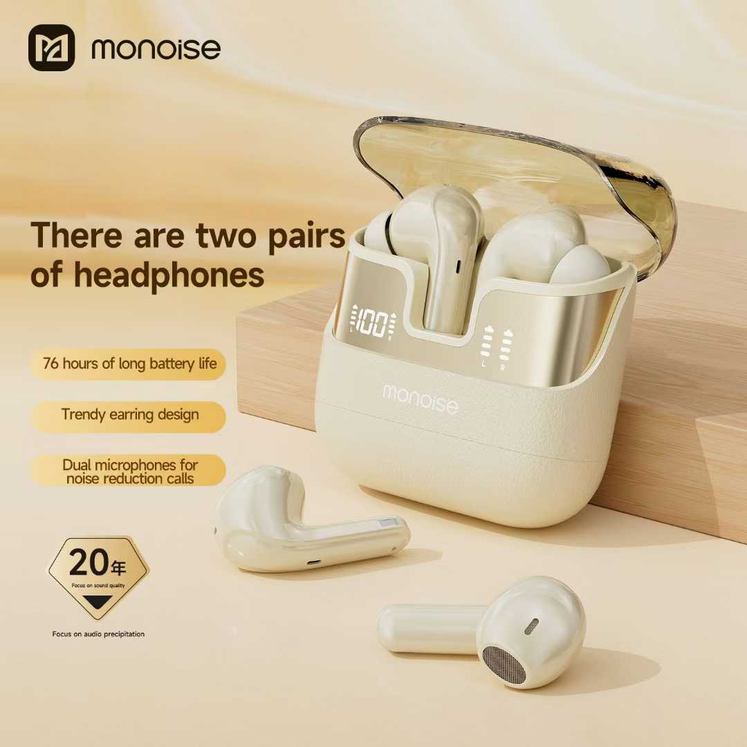 MONOISE PM10 Smart Touch Screen Wireless Earbuds